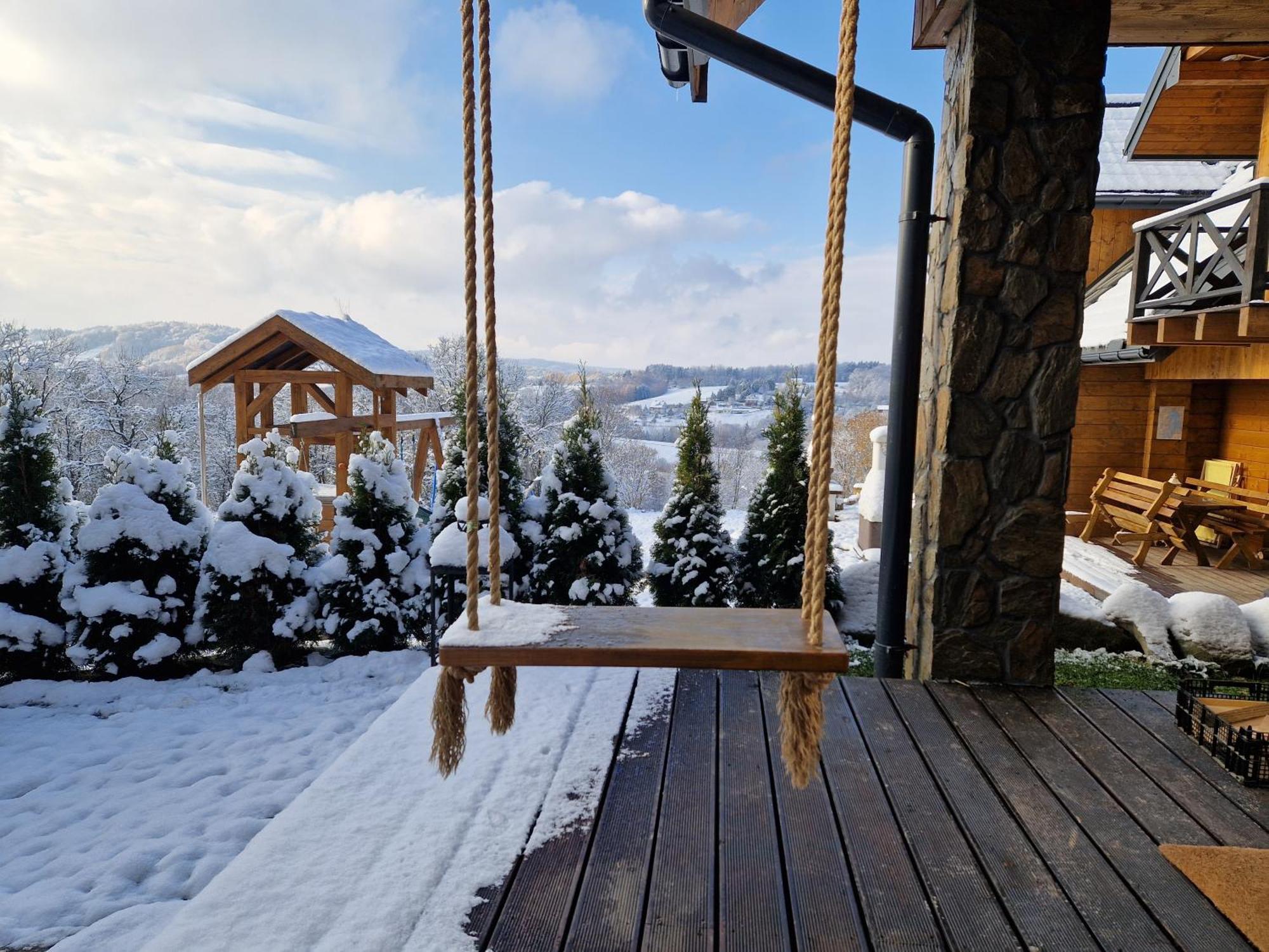 Bieszczadzka Hawira Villa Polańczyk Exteriör bild